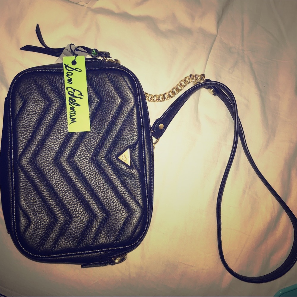 Black Sam Edelman Crossbody Purse NWT